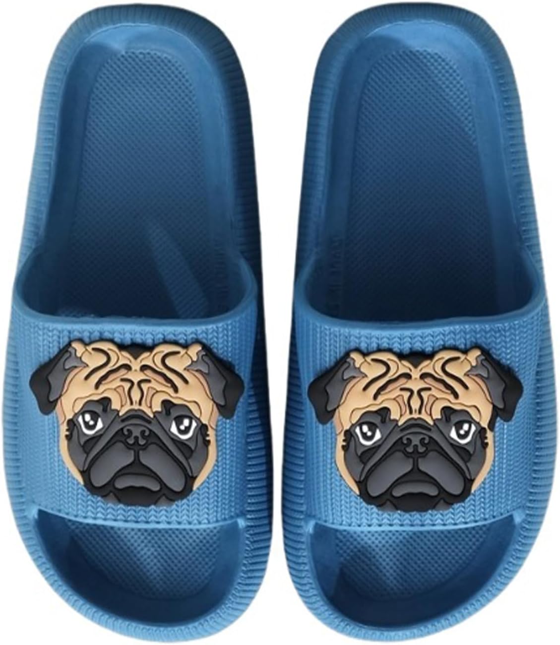 

Женские и мужские тапочки Cloud, шлепанцы для бассейна, душевые, пляжные сандалии, тапочки для ванной, с толстой подошвой, противоскользящие, удобные Nmhoo, синий