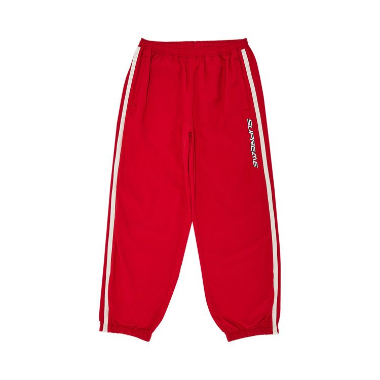 

Брюки Supreme Contrast Zip Warm Up Pant, Red