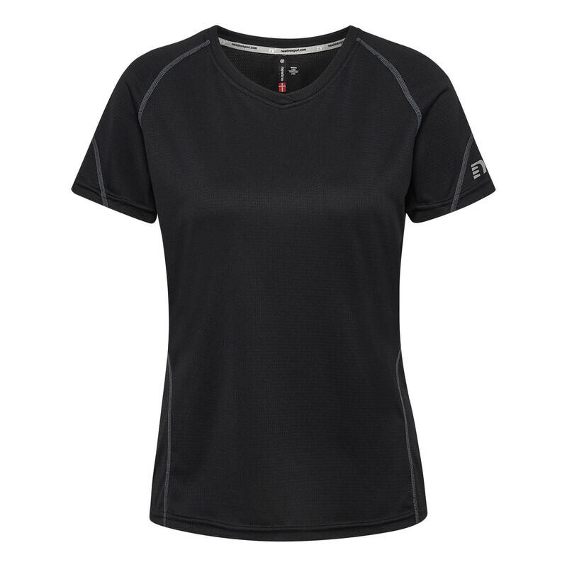 

Женская футболка Newline base Coolskin, цвет schwarz
