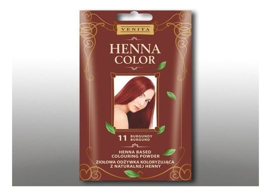 

Кондиционер-краситель, саше, 11 бордовых, 30 г Venita, Henna Color