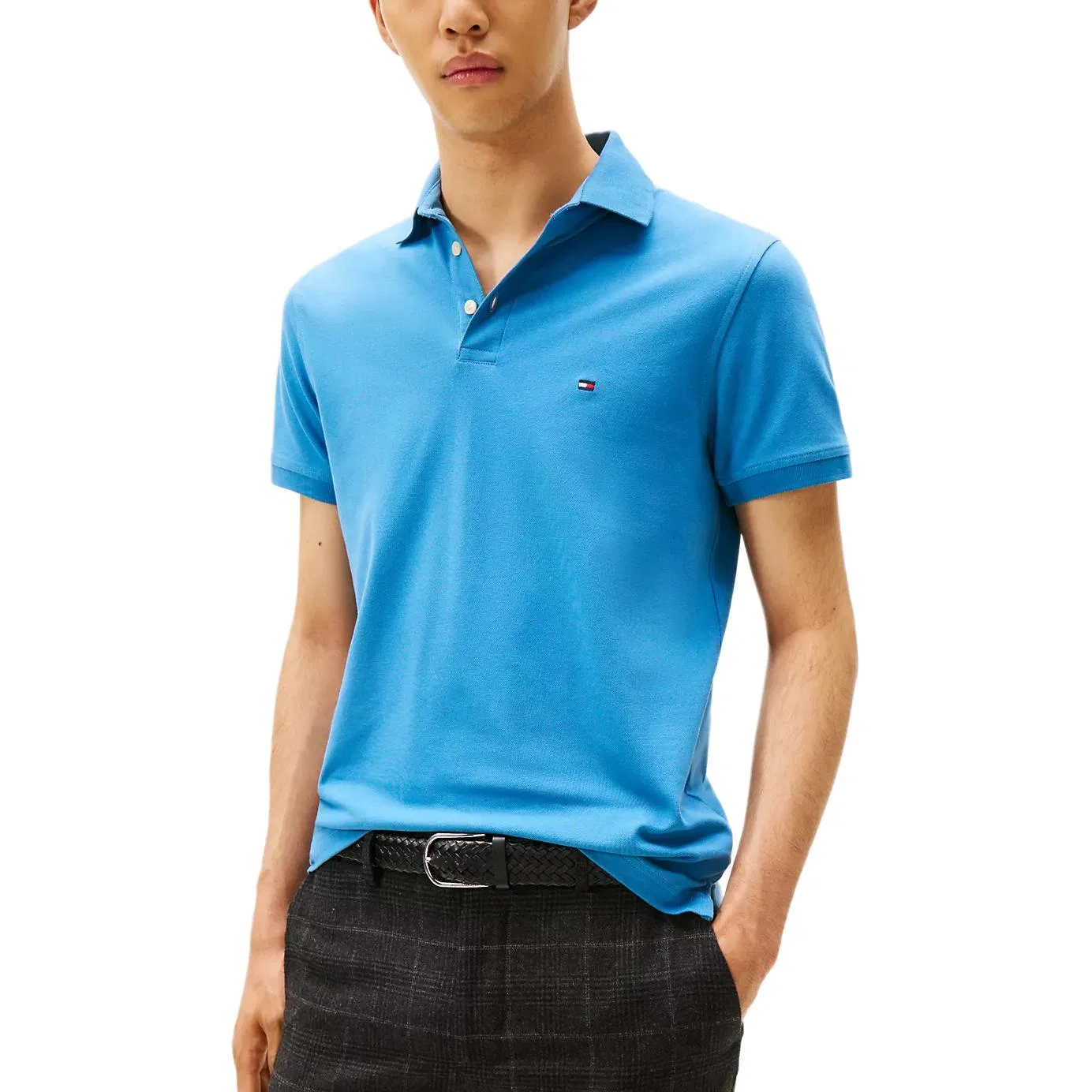 Поло мужское Tommy Hilfiger, Indigo — фото 3
