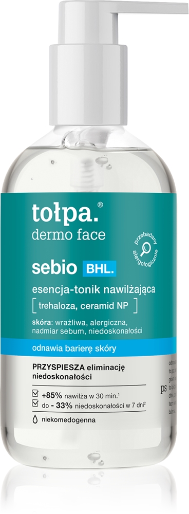 

Dermo face sebio bhl tonic увлажняющий и улучшающий кожу тоник Tołpa, 150 мл