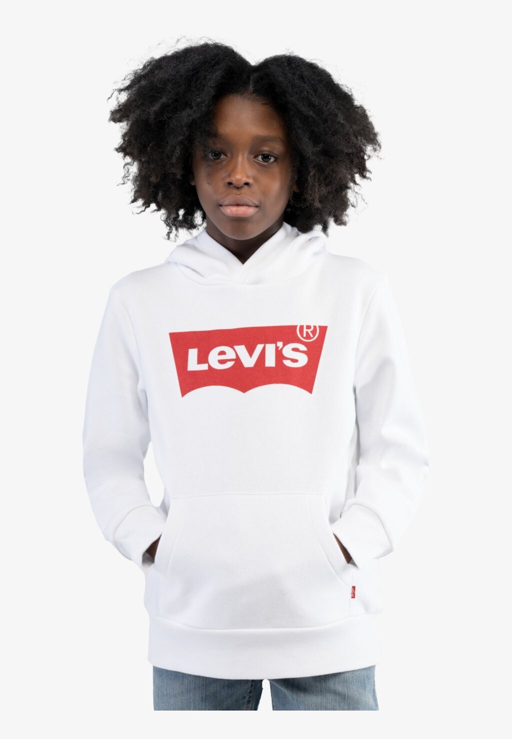 

Толстовка BATWING SCREENPRINT HOODIE Levi's, цвет white