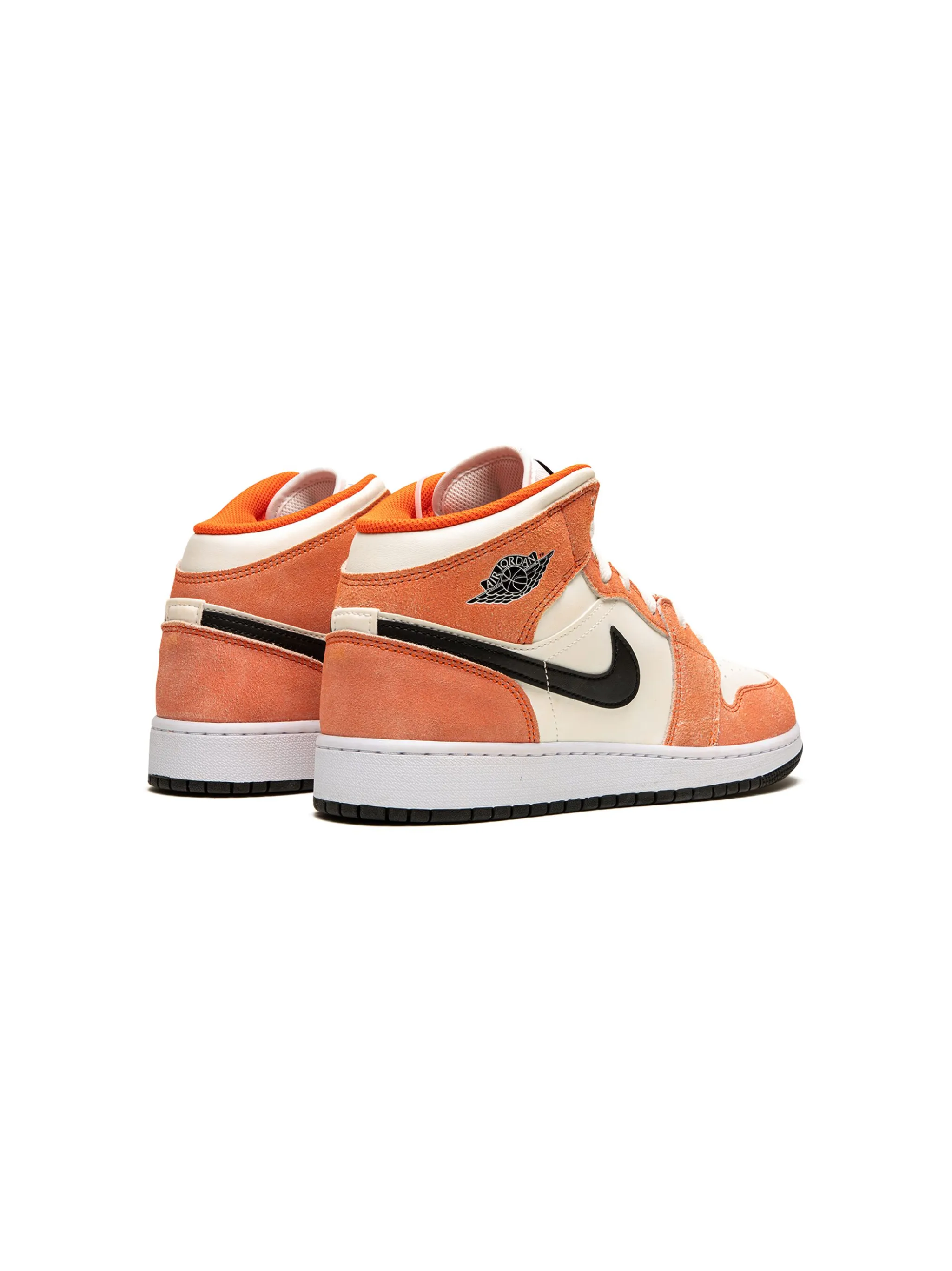 Кроссовки Air Jordan 1 Mid SE Jordan Kids, оранжевый — фото 3