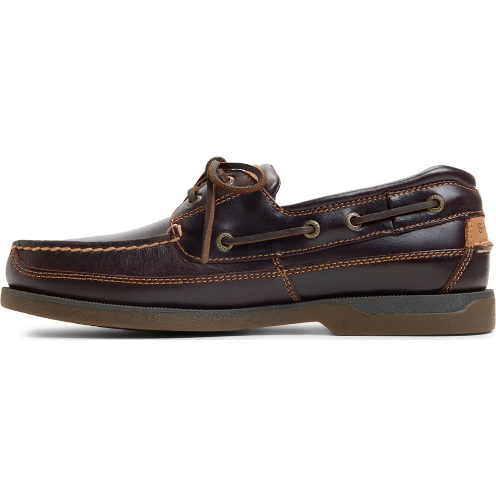 Туфли-Лодочки Mako с двумя люверсами из кожи Sperry, цвет amaretto — фото 3