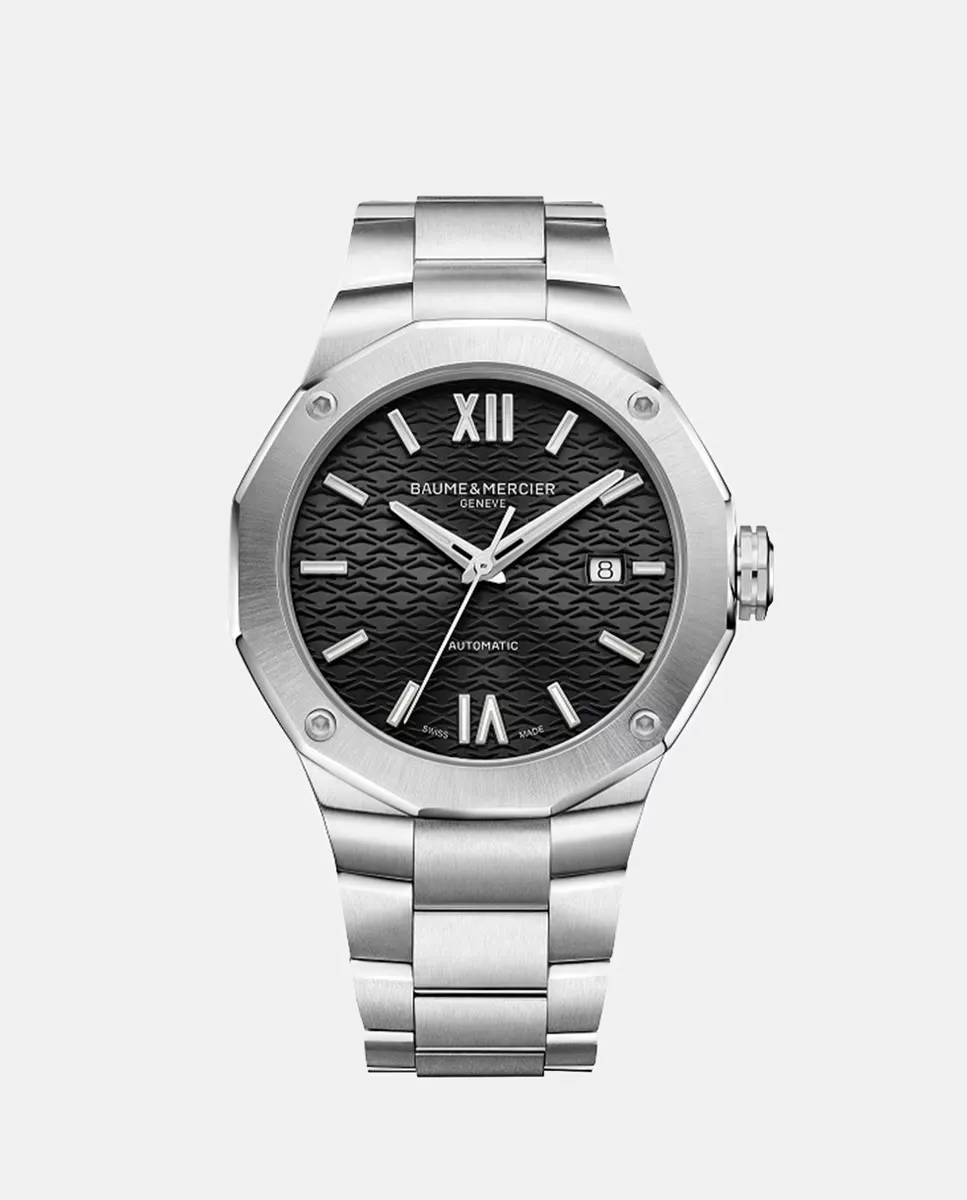 

Riviera M0A10621 автоматические мужские часы из стали Baume & Mercier, серебрянный