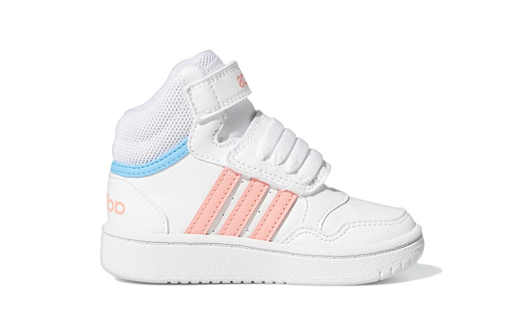 Обувь Hoops Mid Toddler Shoes TD Mid-top Белый/розовый/синий Adidas Neo — фото 2