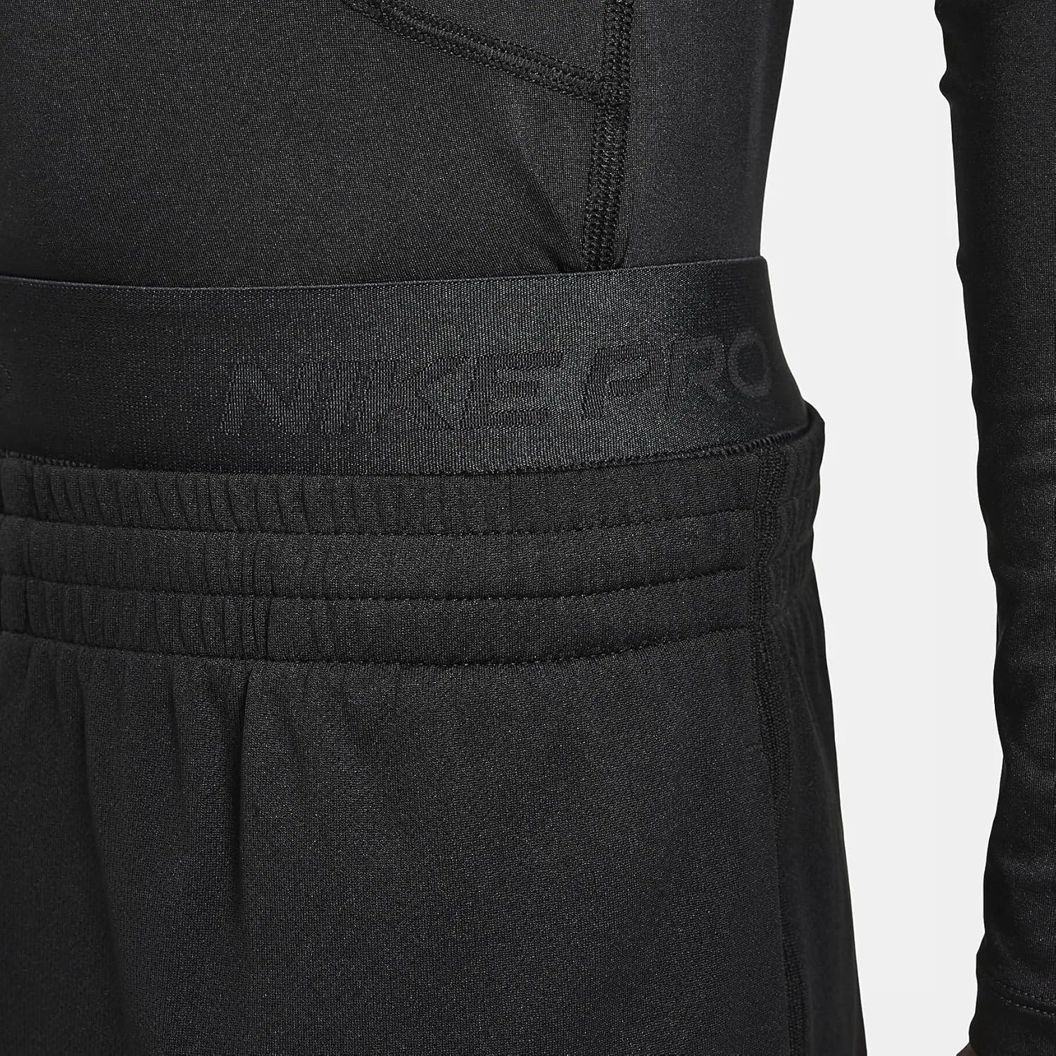 Леггинсы Nike Dri-fit 3/4 для мальчиков, белый — фото 2