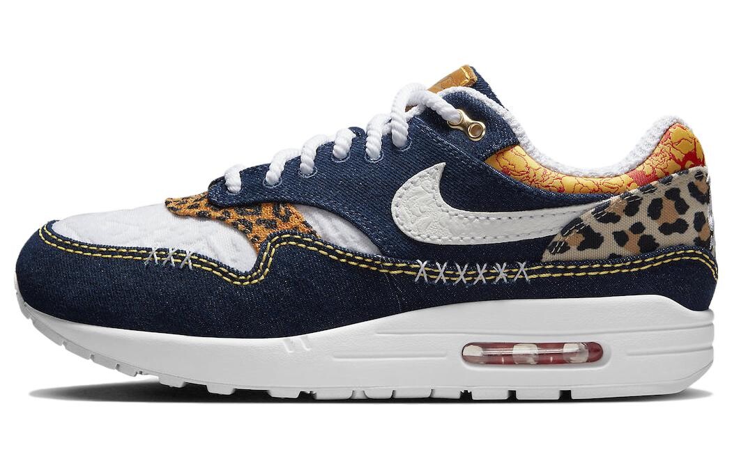 

Джинсовые кроссовки Nike Air Max 1 премиум-класса с леопардовым принтом, Коричневый, Джинсовые кроссовки Nike Air Max 1 премиум-класса с леопардовым принтом