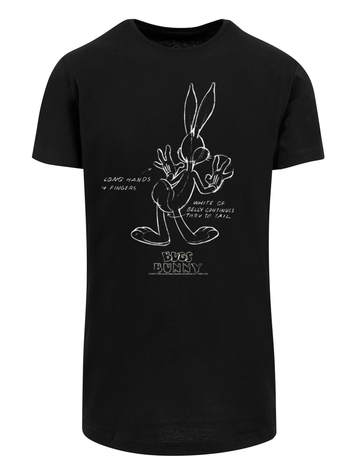 

Футболка F4NT4STIC Looney Tunes Bugs Bunny White Belly, черный