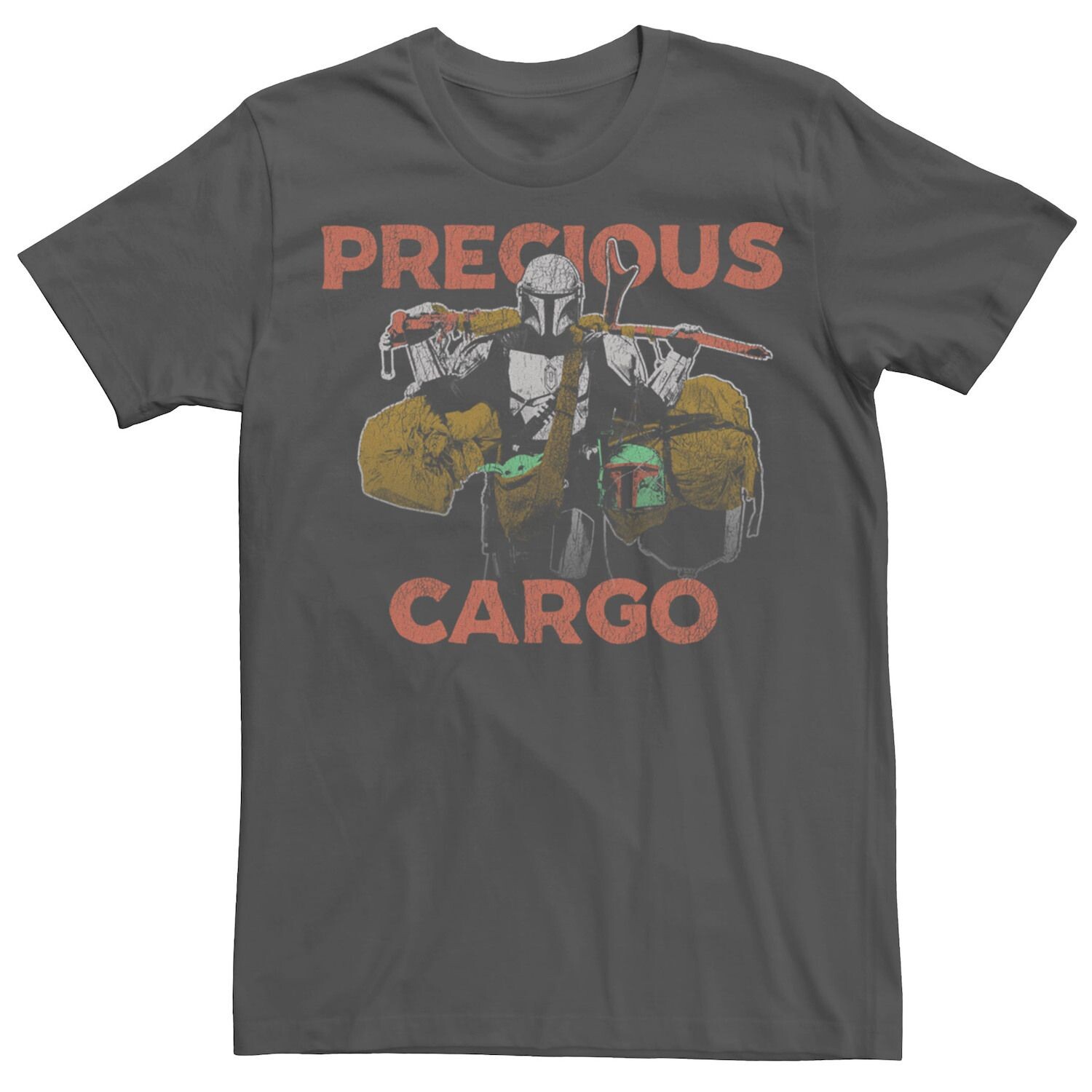 

Мужская футболка «Звездные войны: Мандалорец и дитя» My Precious Cargo Licensed Character