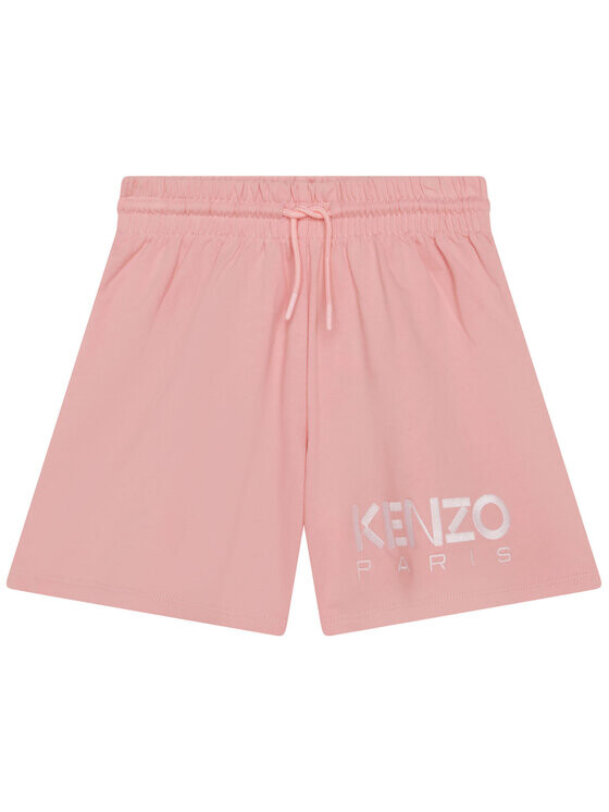 

Тканевые шорты regular fit Kenzo Kids, розовый