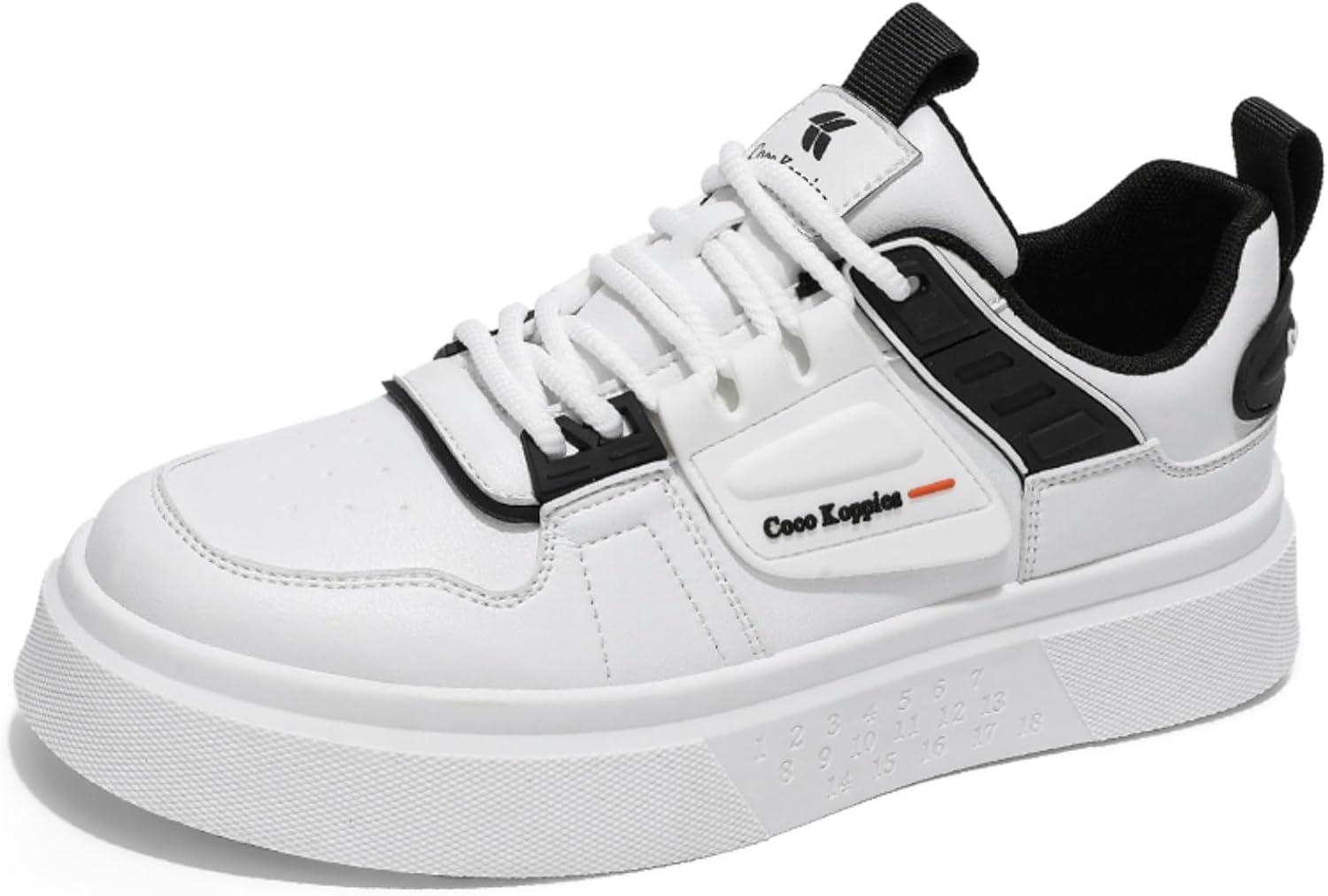 

Мужские массивные кроссовки на платформе, стильная повседневная обувь - модно для прогулок по городу, походов по магазинам и ежедневных поездок Aokisx, черный