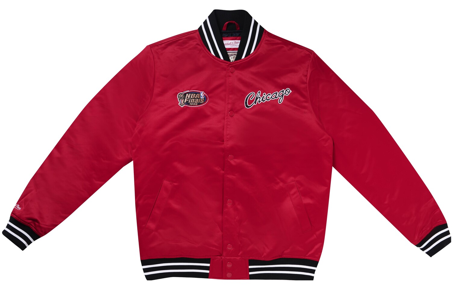 

Бейсбольная куртка унисекс красный Mitchell Ness