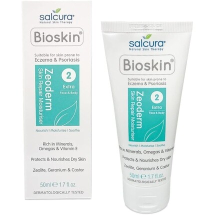 Крем для лица Salcura — Bioskin Zeoderm Увлажняющий для восстановления кожи, 50 мл — фото 2