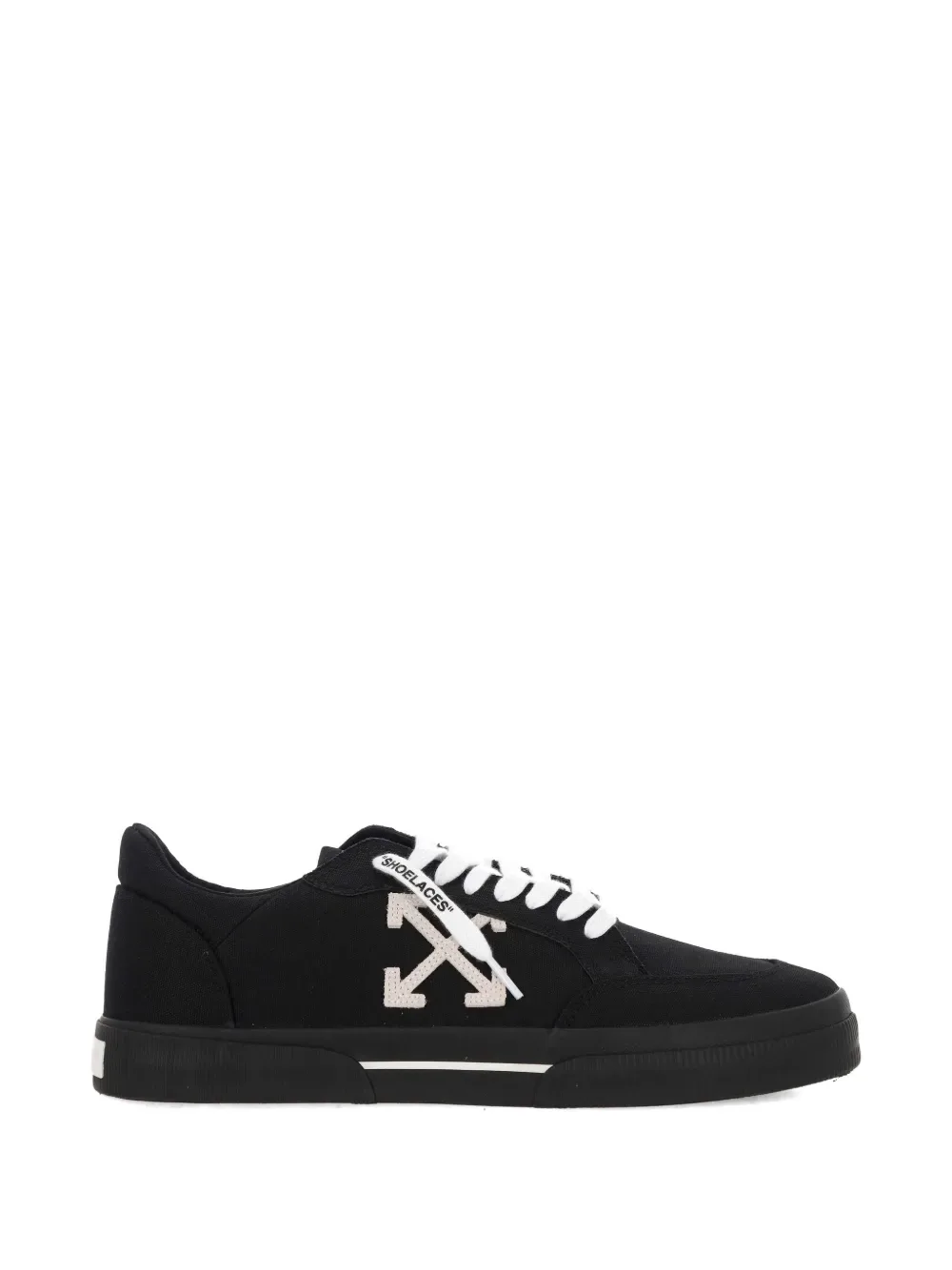Кеды из вулканизированного холста OFF-WHITE, черный
