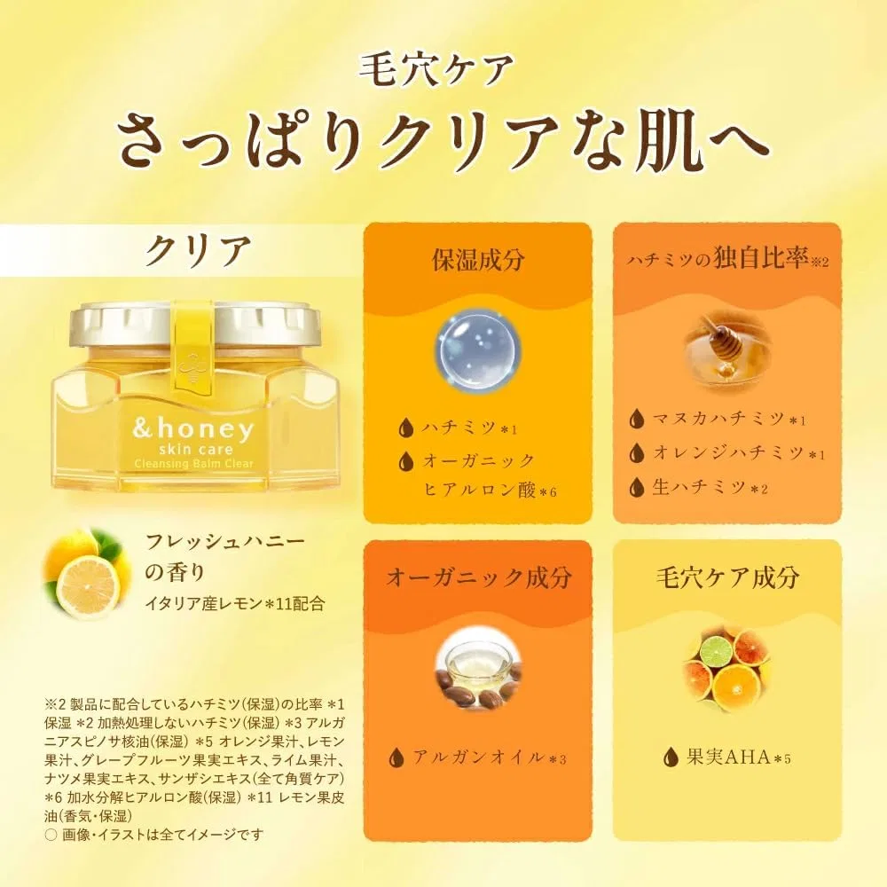 Средство для снятия макияжа &Honey — Очищающий бальзам Fresh Honey Scent, 120 г — фото 4