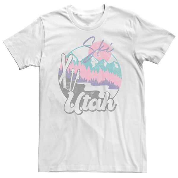 

Футболка с прозрачным принтом Big & tall ski utah Licensed Character