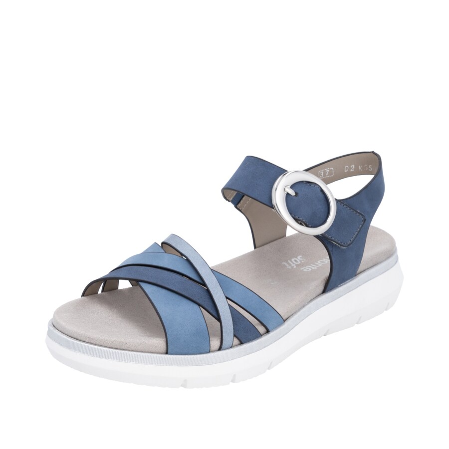 Сандалии с ремешками REMONTE, Blue/Light blue