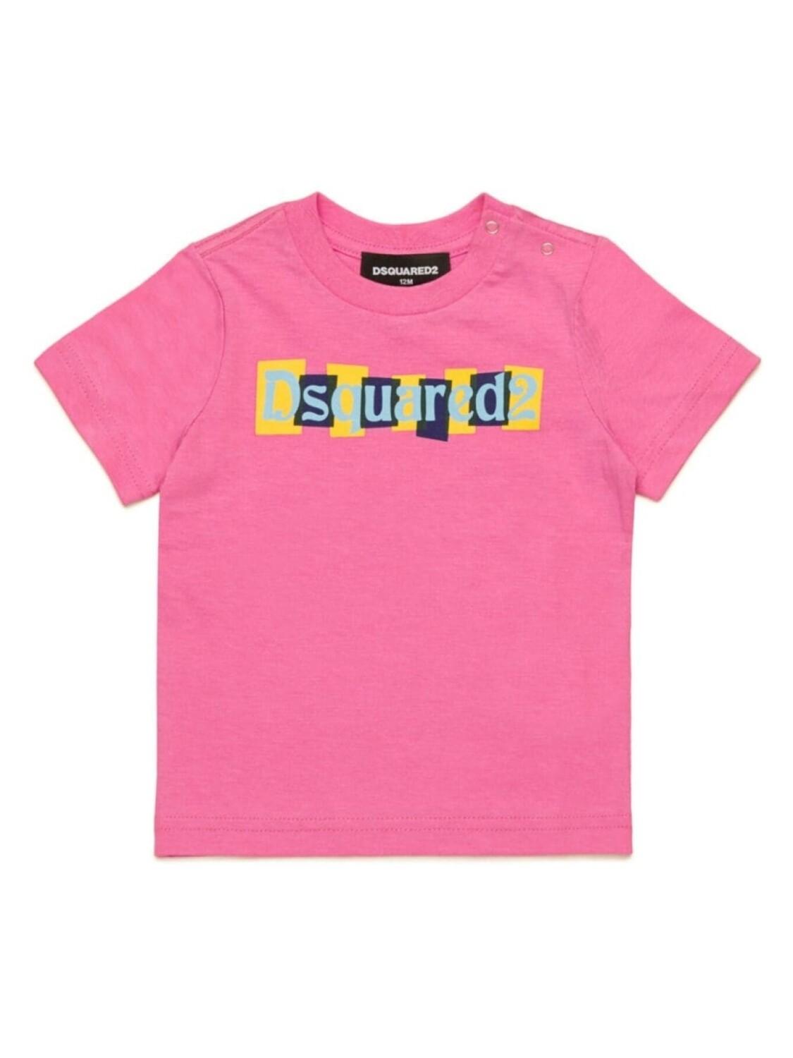 

DSQUARED2 KIDS футболка с логотипом, розовый