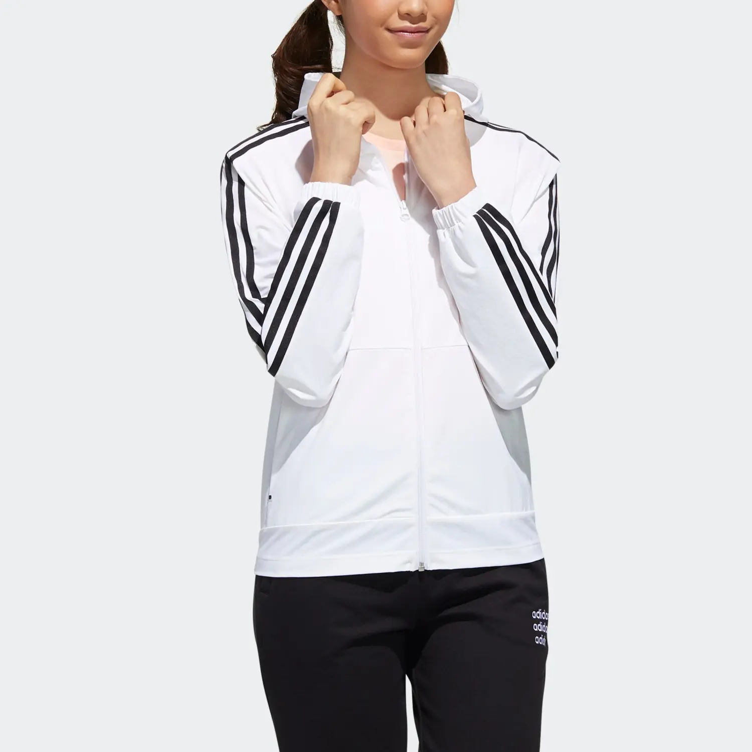 Adidas Neo Куртка женская белая, White — фото 4