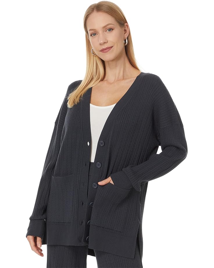 

Свитер Splendid Veroinca Cable Cardigan, цвет Lead