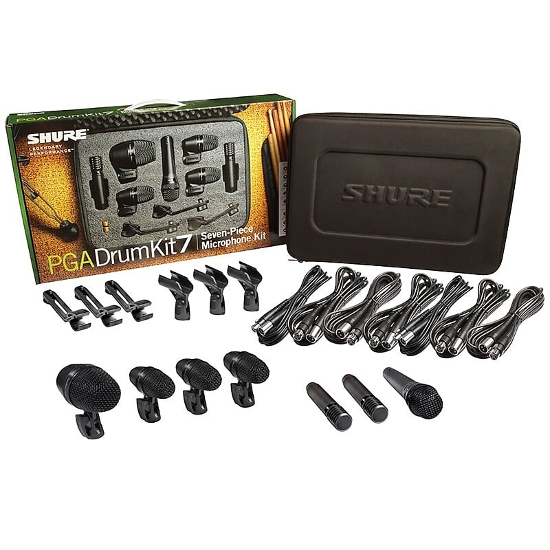 

Микрофон Shure PGADRUMKIT7 7pc Drum Microphone Kit