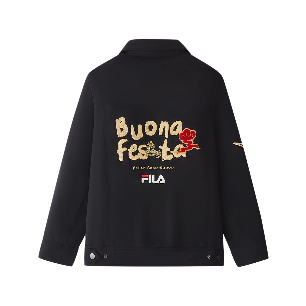 Куртки с подкладкой Lapel FILA KIDS, legend синий — фото 3