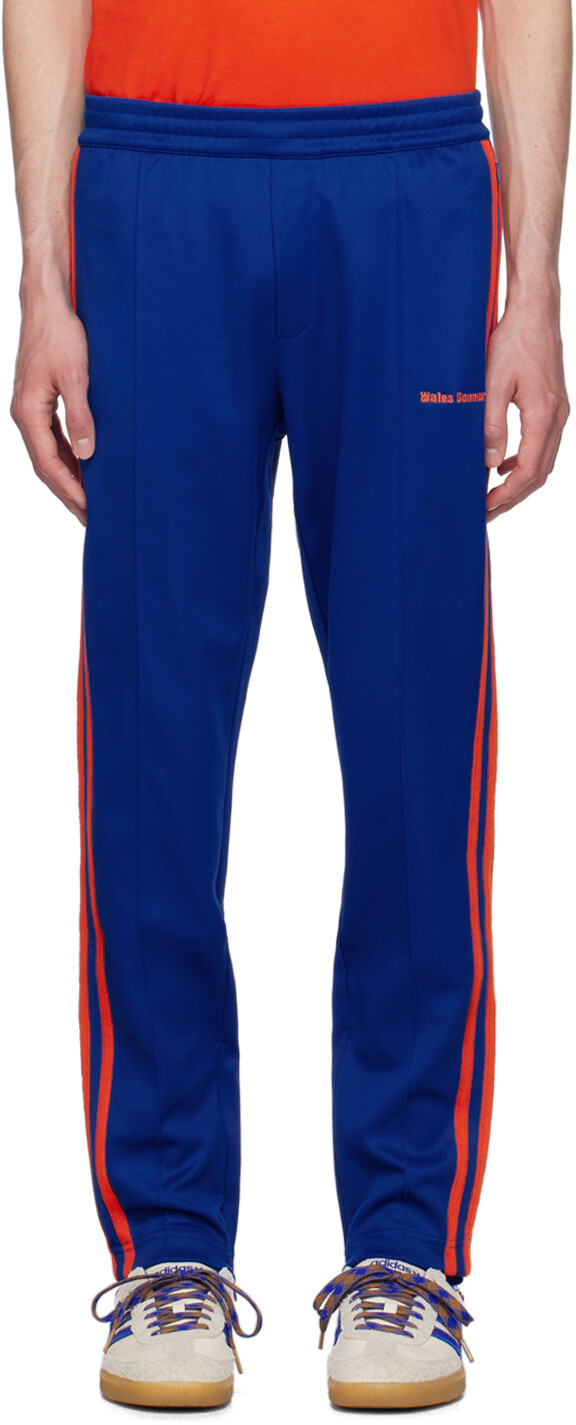 

Синие спортивные штаны Adidas Originals Edition Stirrup Wales Bonner