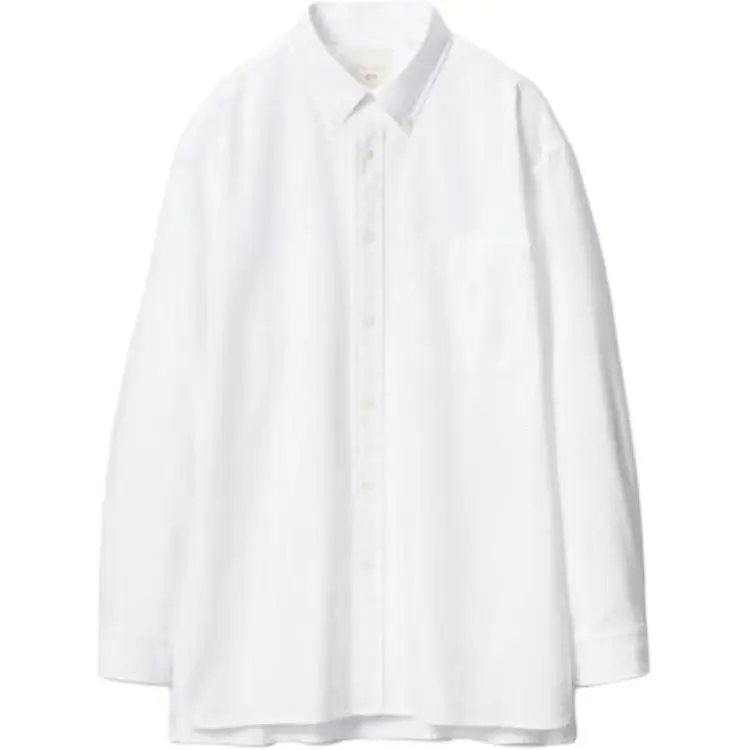 

UNIQLO Рубашка унисекс белая