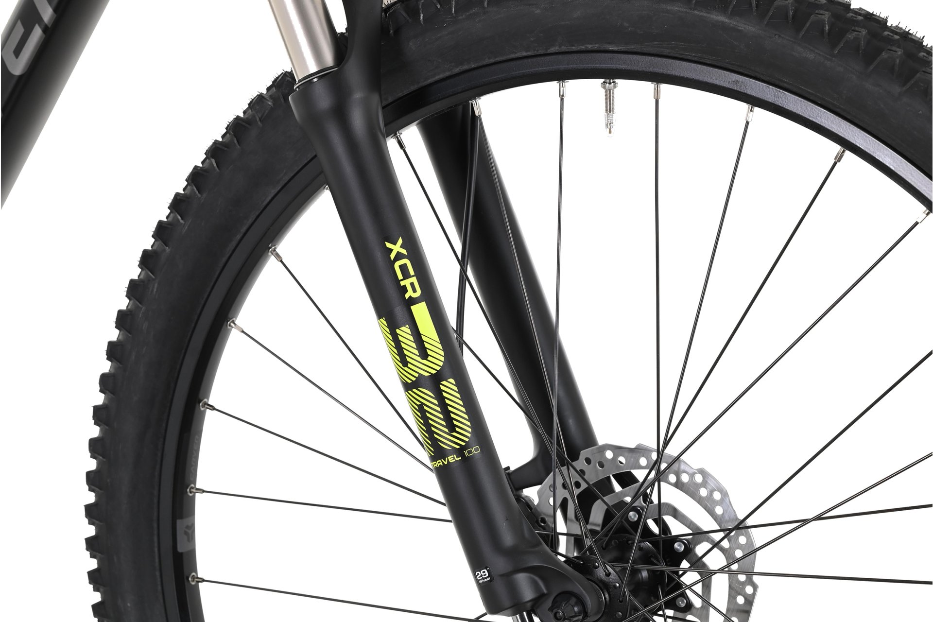 Горный велосипед Carver Strict 150 - 29 дюймов - Diamant - 2023, цвет Schwarz|black/anthracite/neon yellow — фото 4