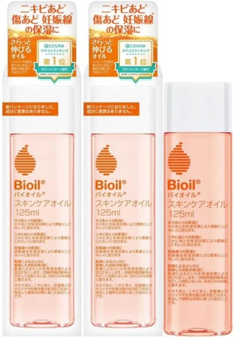 Масло для тела Bioil 125 мл × 2, увлажняющее, для лица и тела