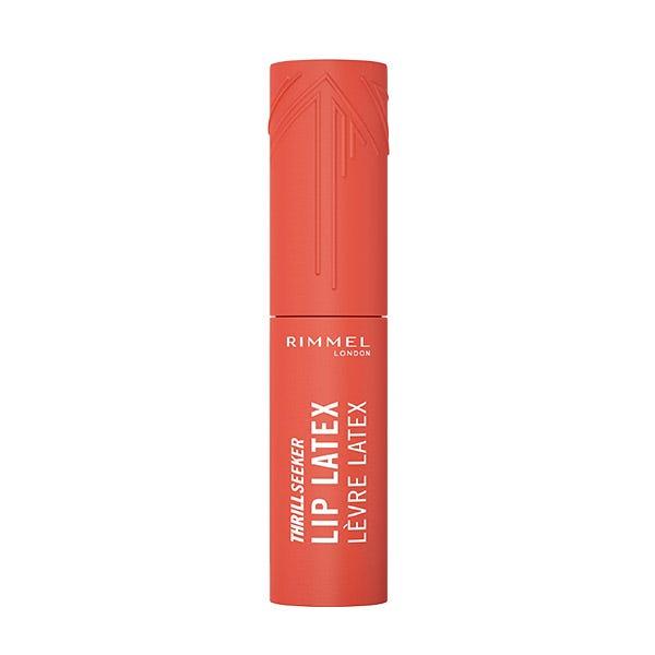 

Жидкая помада с эффектом латекса RIMMEL LONDON Thrill Seeker Lip Latex, 200 So Peachy