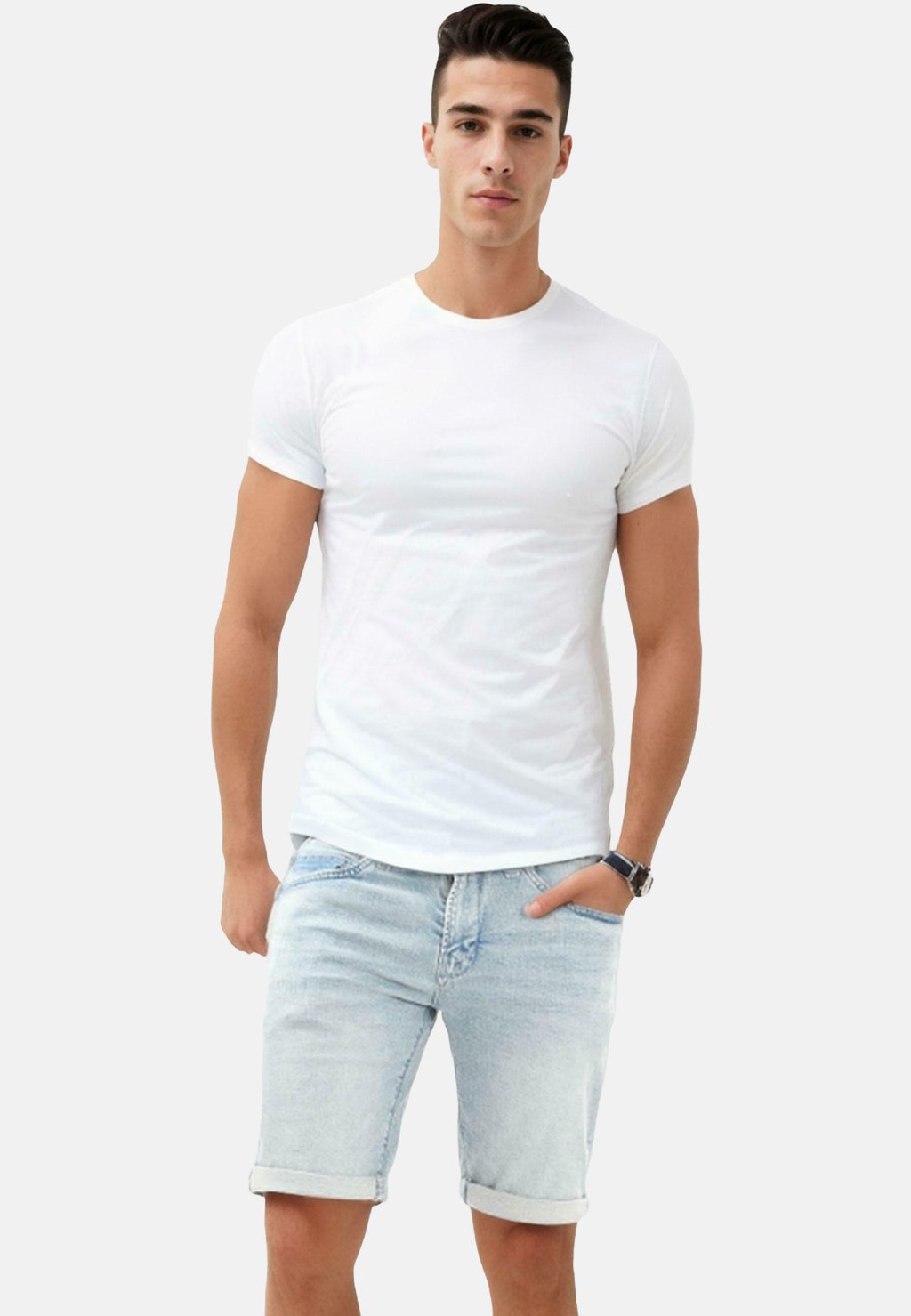 

Джинсовые шорты INDICODE JEANS, синий