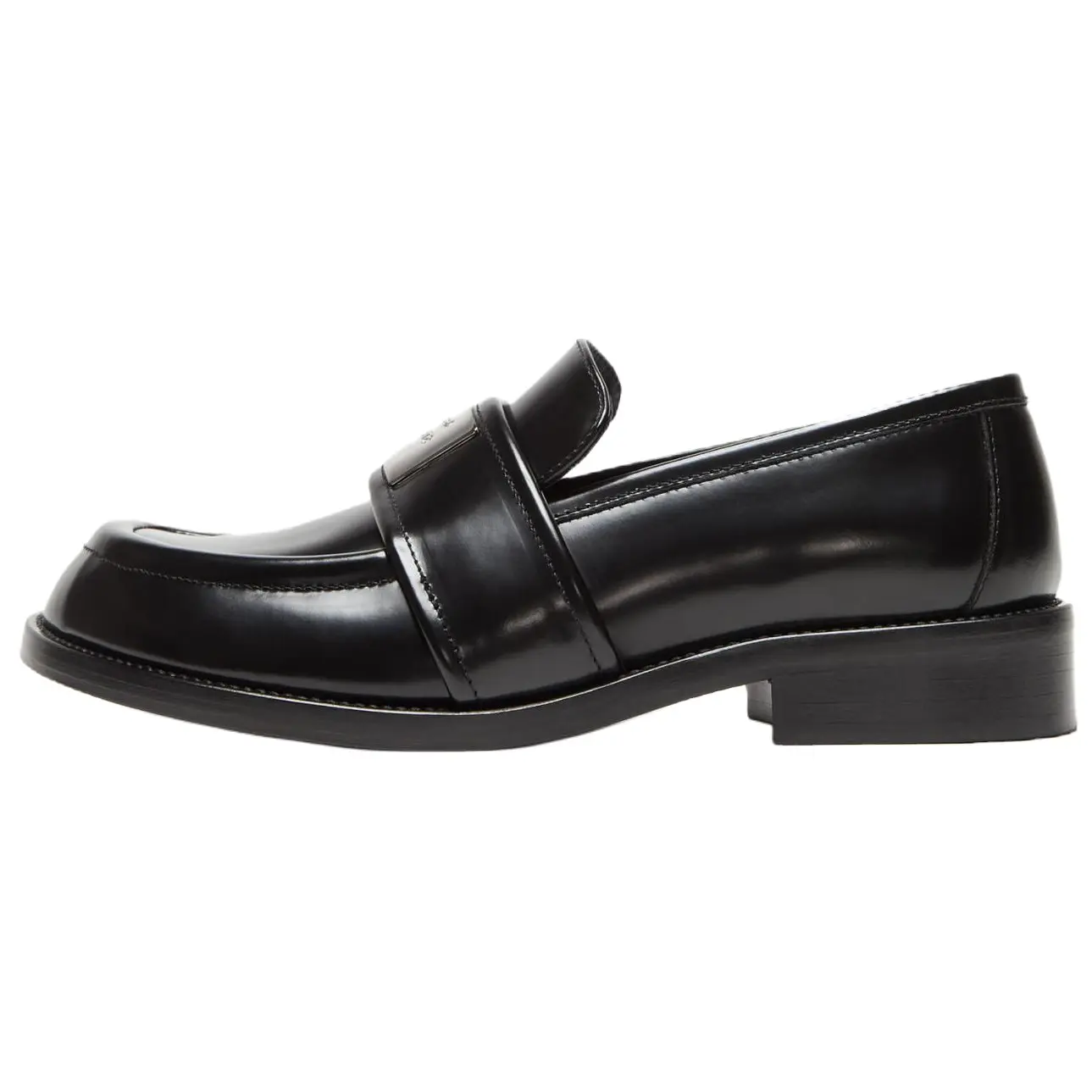 Лоферы 3 см женские черные Acne Studios