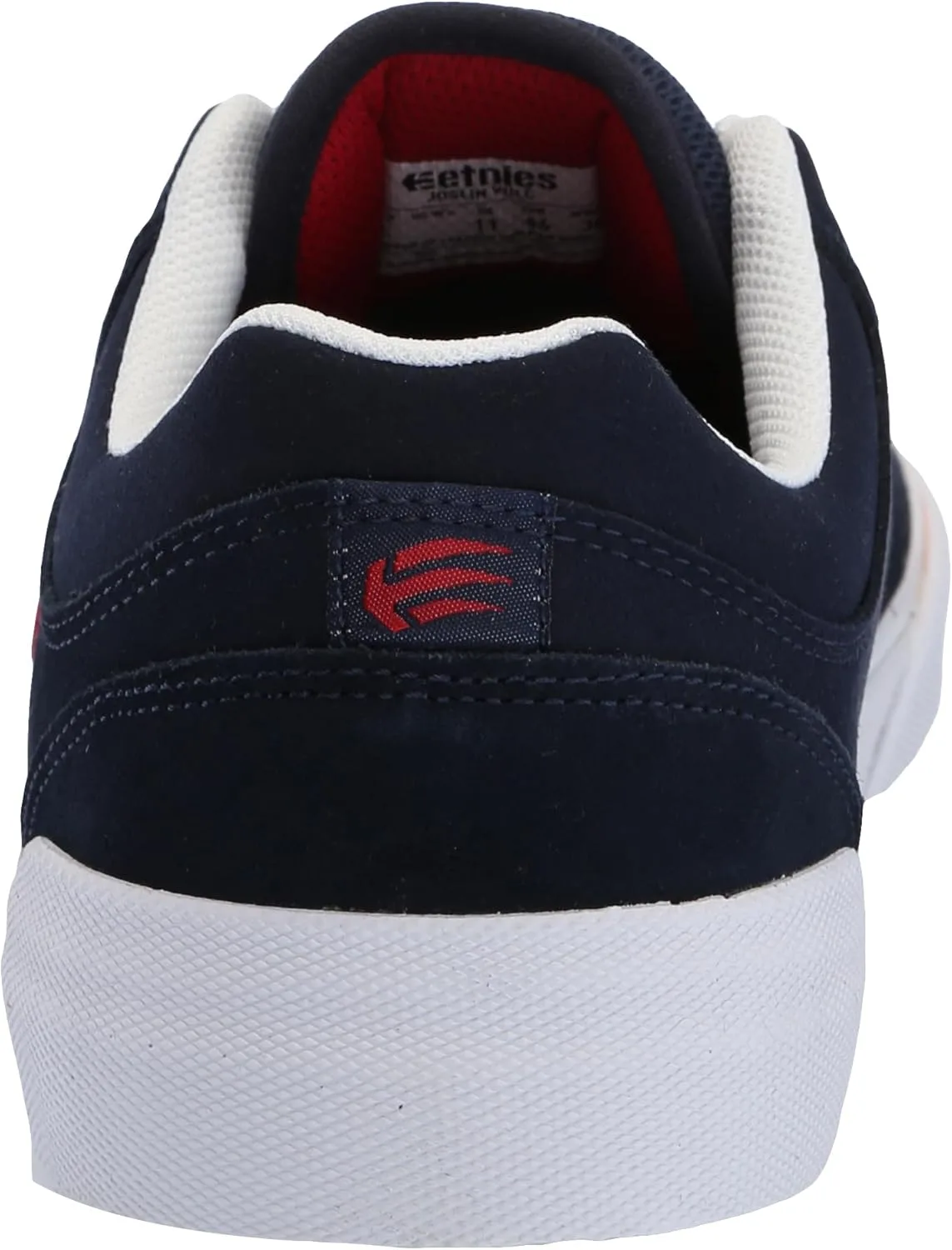 Мужские скейтбордистские кроссовки Etnies Joslin Vulc, белый/красный — фото 3