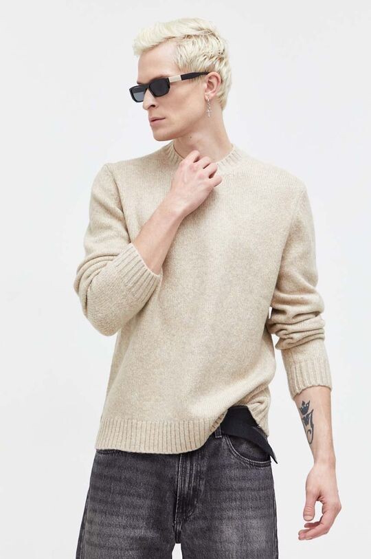 

Свитер Abercrombie & Fitch, бежевый