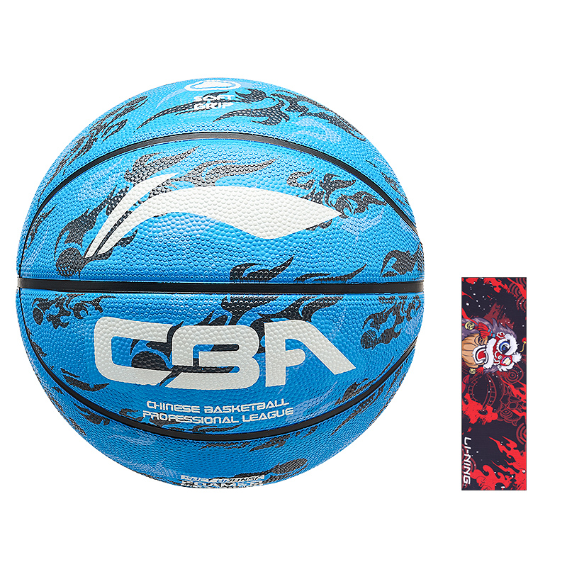 

LINING CBA Collection резиновый баскетбольный мяч blue размер 7 тренировочный unisex Китай