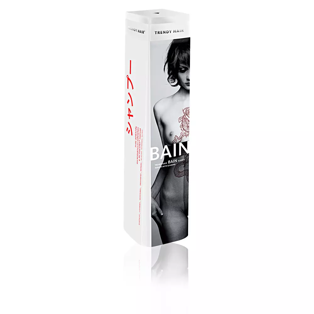 

Шампунь Bain elastic keratin with ginseng Trendy Hair, 300 мл.
