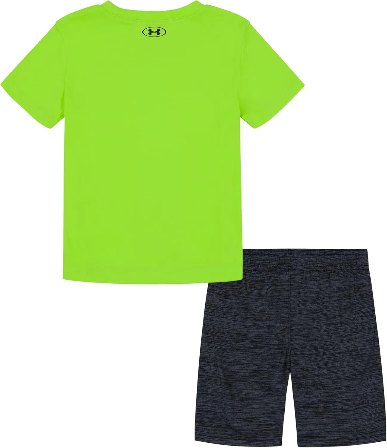 Детский костюм из футболки и шорт Under Armour, Lime Deconstruct — фото 2