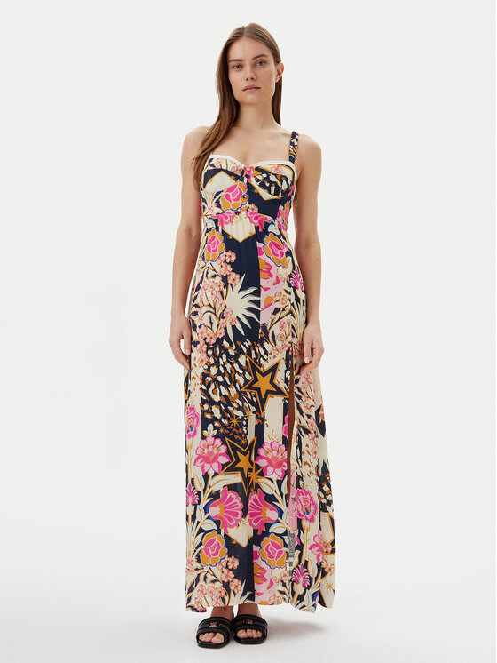 

Летнее платье стандартный крой Patchwork Rose Evangeline PT2638CLD001 Maaji, мультиколор