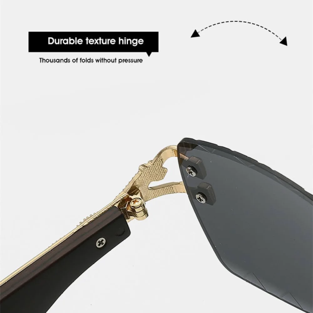 

Солнцезащитные очки MUTYNE Fashion Rectangle для женщин и мужчин, роскошные линзы с градиентным рисунком, золотая оправа, защита от ультрафиолета UV400, C3