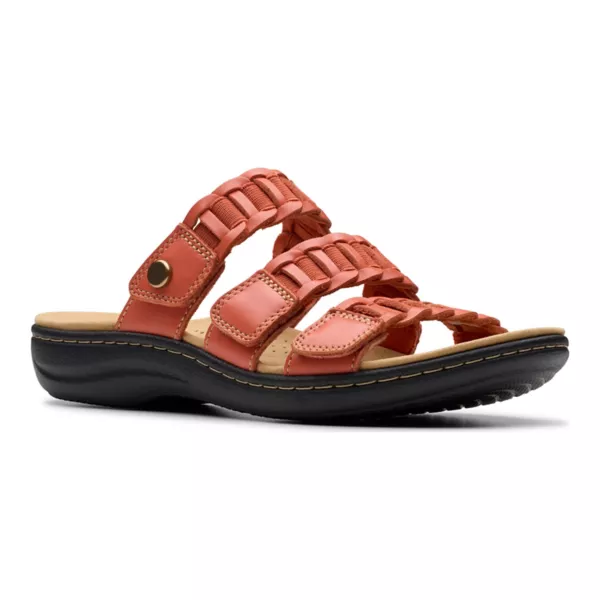 Женские кожаные сандалии-слайды Laurianne Hope Clarks, цвет dusty rose leather
