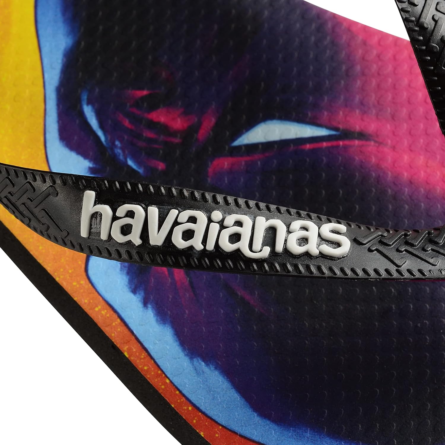 Шлепанцы Havaianas унисекс, черный/розовый — фото 2