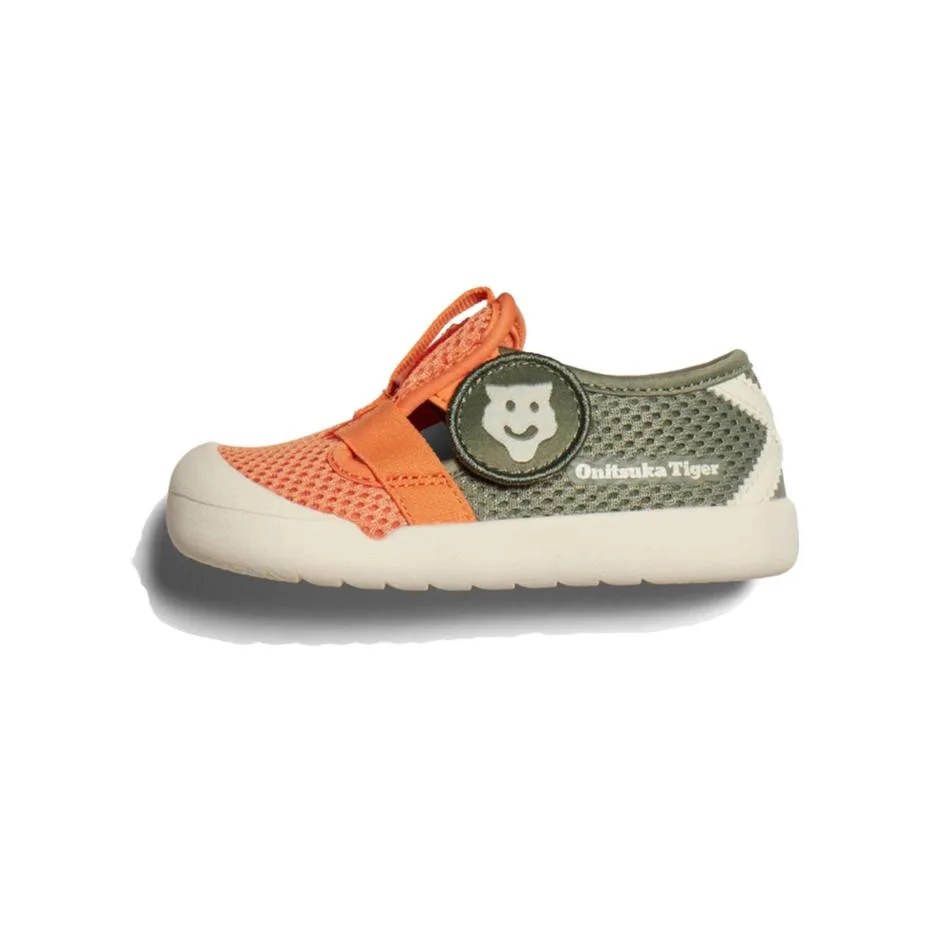 Onitsuka Tiger Кроссовки MEXICO 66 для малышей, дышащие и износостойкие, розово-зеленые