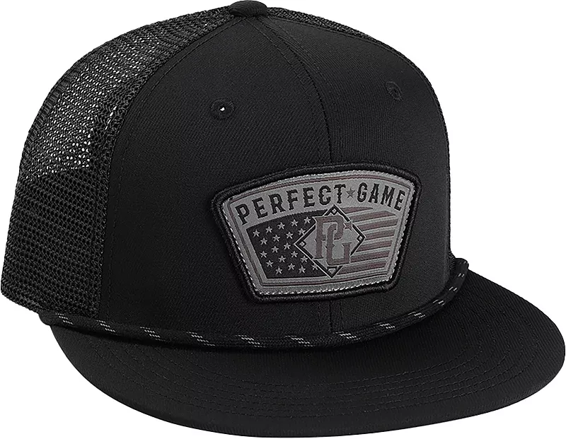 

Кепка-тракер Perfect Game Hoffman Rope Trucker, черный