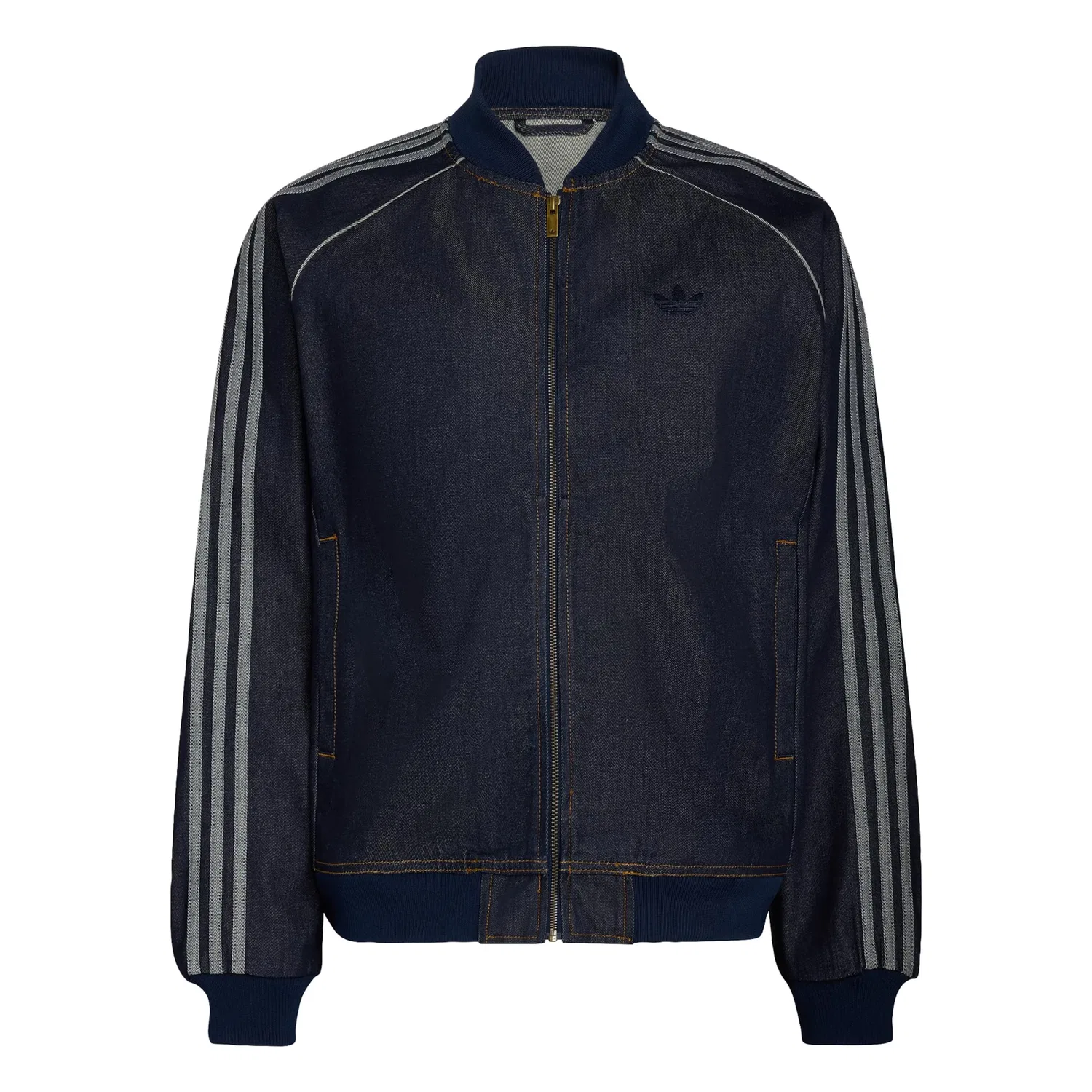 Джинсовая куртка Adidas Originals Between-Season SST Adicolor темно-синего цвета