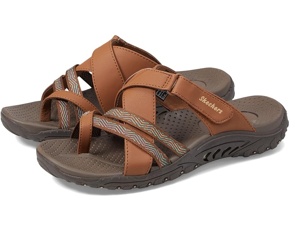 Сандалии SKECHERS Reggae - Sunday Stroll, коричневый