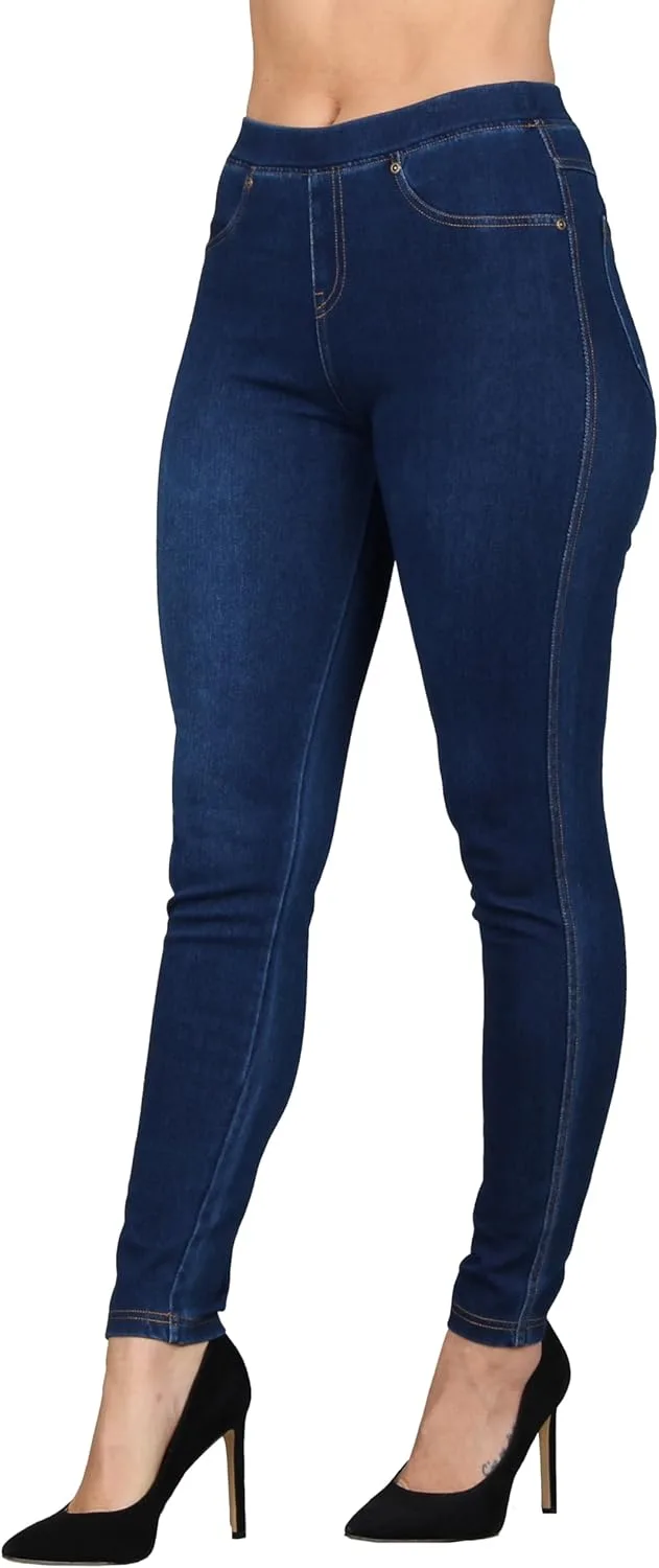 

Женские джинсовые джеггинсы Lildy, эластичные из хлопкового микса