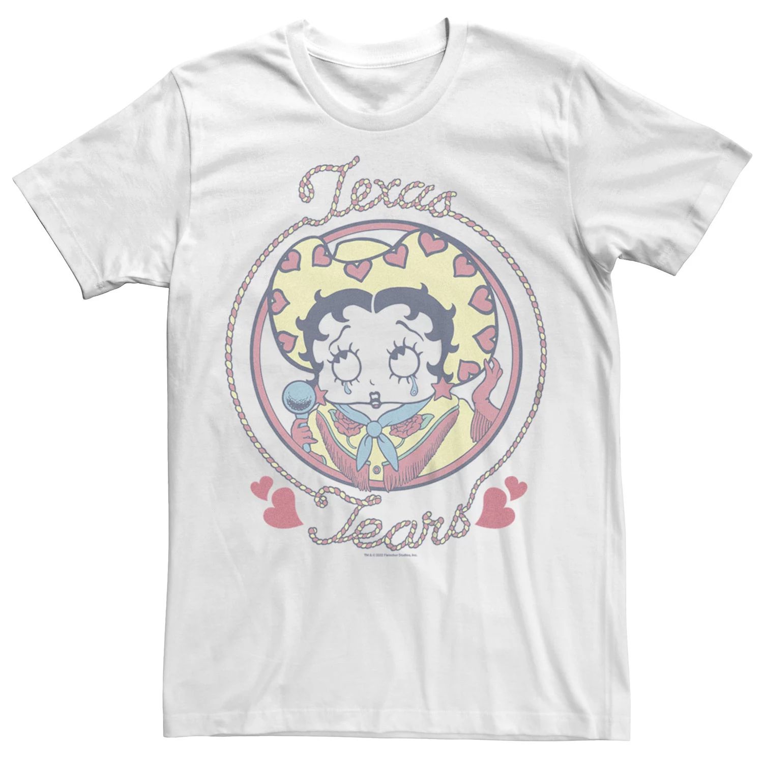 

Футболка Betty Boop Cowgirl Texas Tears для юниоров с рисунком Licensed Character